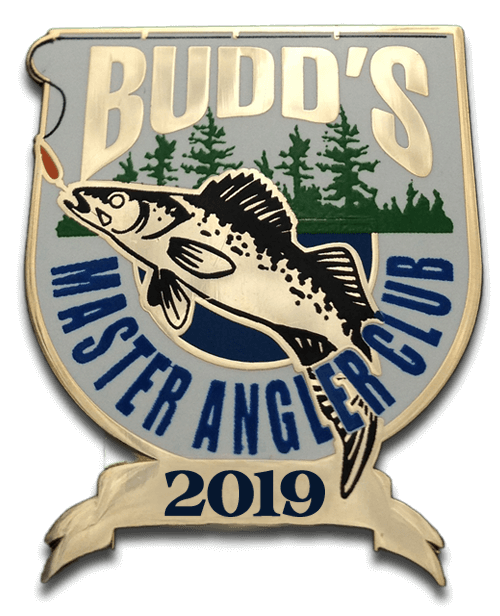 2019 Budd's Master Angler Club pin