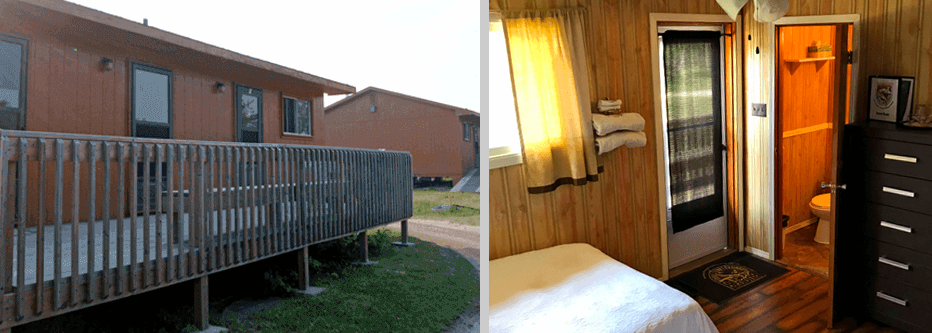cabins-123-bottom Hotel Style Cabins Budd's Gunisao Lake Lodge Trophy Walleye Northern Pike Fishing Manitoba Canada