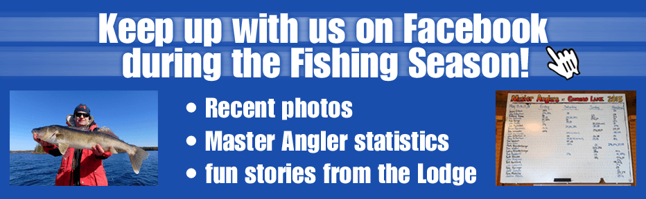 follow Budd's Gunisao Lake Lodge on Facebook