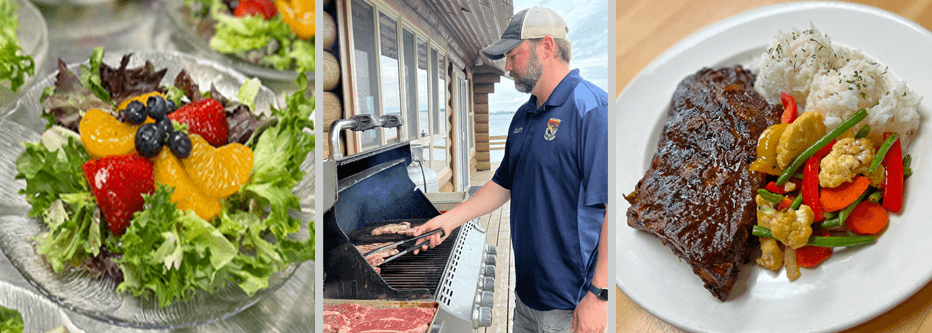 Fresh delicious mouth watering meals at Budd's Gunisao Lake Lodge