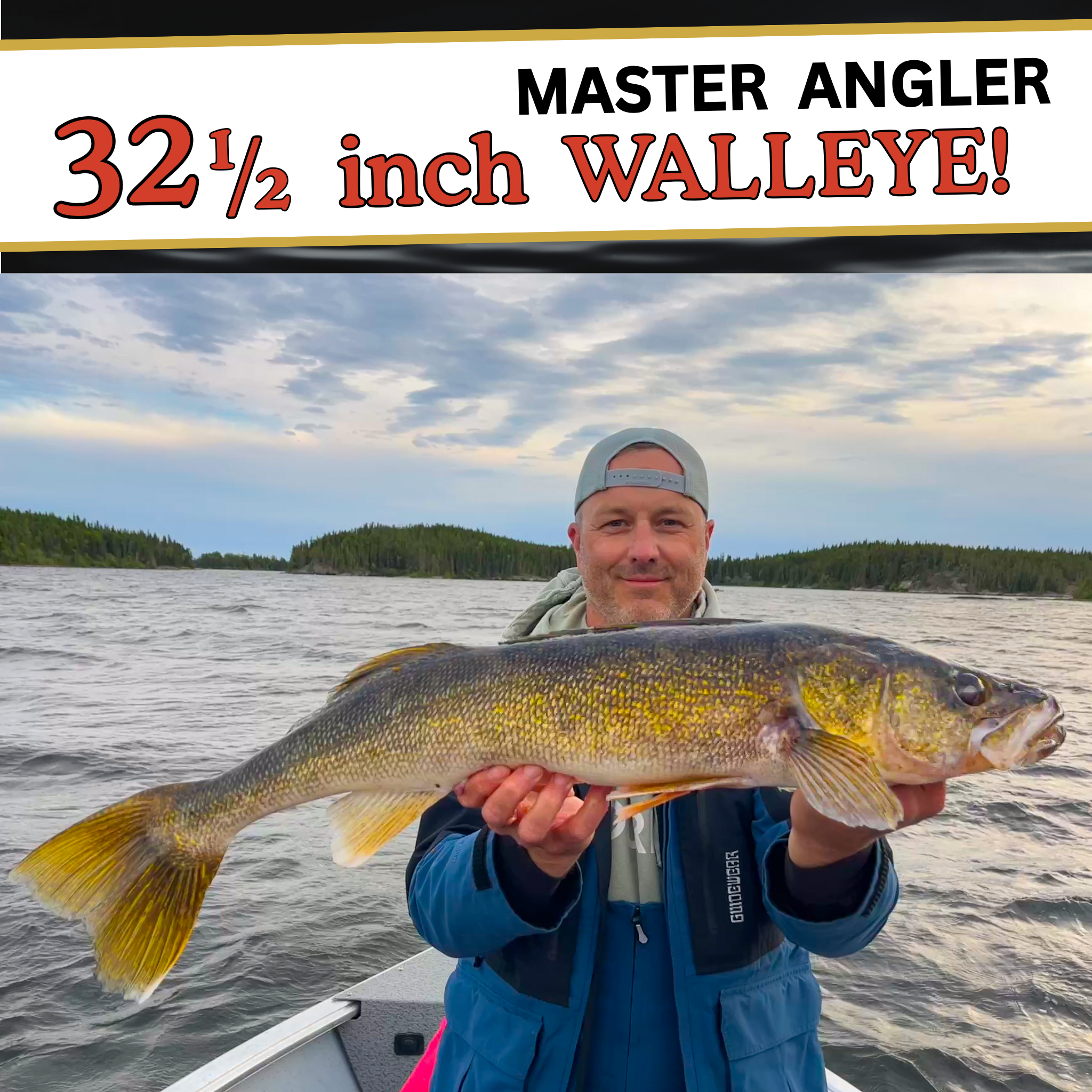 32.5 inch walleye caught by a 2025 guest (2)